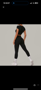 V shaped leggings set