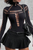 Black Pattern Bodysuit