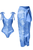 Full Piece V Neck Sarong Set