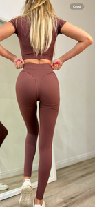V shaped leggings set