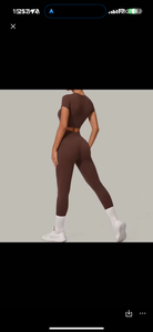 V shaped leggings set