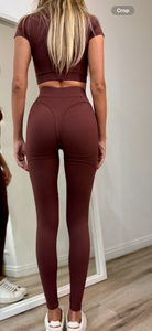 V shaped leggings set