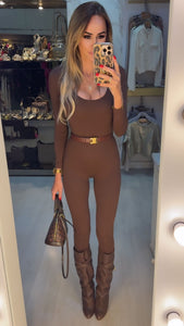 Fitted jumpsuit