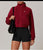 Fleece crop jackets