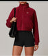 Fleece crop jackets