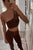 Brown 1 shoulder gym set