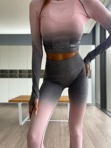 3 Piece Seamless Ombre Set
