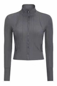 Short Zip Jacket - Gym Wear - Posh Body Babe