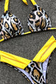 Yellow Leopard Bikini