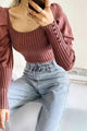 Puff sleeve bodysuit