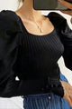 Puff sleeve bodysuit