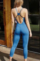 High rise all in one gym jumpsuit