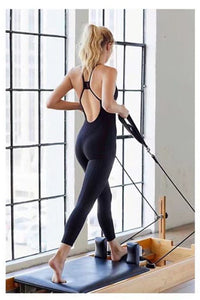 High rise all in one gym jumpsuit