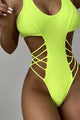 Cut Out Multi Strap Full Piece