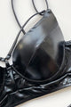 Leatherette Black Bikini