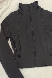 Short Zip Jacket - Gym Wear - Posh Body Babe