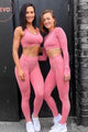 Seamless basic sports & tights set