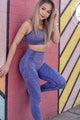 Seamless basic sports & tights set