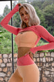 Active Wear High Waisted Shorts & Top 2 Piece Set