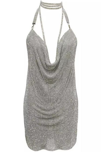 Choker Diamante Dress
