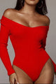 Long sleeve v-neck body