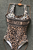 Leopard print branded full piece