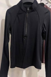Half Zipper Running Training Sport Jacket