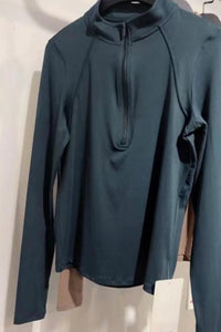 Half Zipper Running Training Sport Jacket