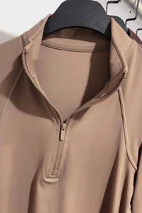 Half Zipper Running Training Sport Jacket