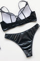 Leatherette Black Bikini