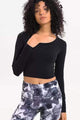 Long Sleeve Gym Crop - Gym Wear - Online Store - Posh Body Babe