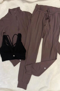 Lounger Pants + Matching Jacket - Gym Wear - Online Store - Posh Body Babe