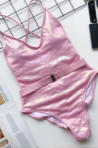 Sexy Belted Full Piece Costume