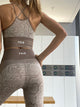 Brown Snakeskin Gym Set