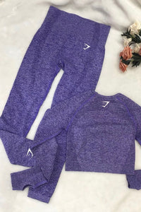 Purple Gym Set - Posh Body Babe - Gym Wear - Online Store