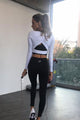 Long Sleeve Gym Crop - Gym Wear - Online Store - Posh Body Babe