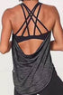 Open Back Tank With Built In Bra